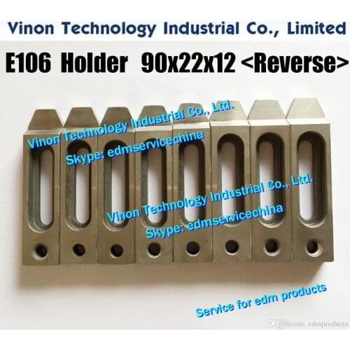 2pcs/lot) 90Lx22Wx12 with M8 hole E106 Clamping Jig Holder Parts (Reverse type) for all Wire-Cut machines, Reverse Wire EDM