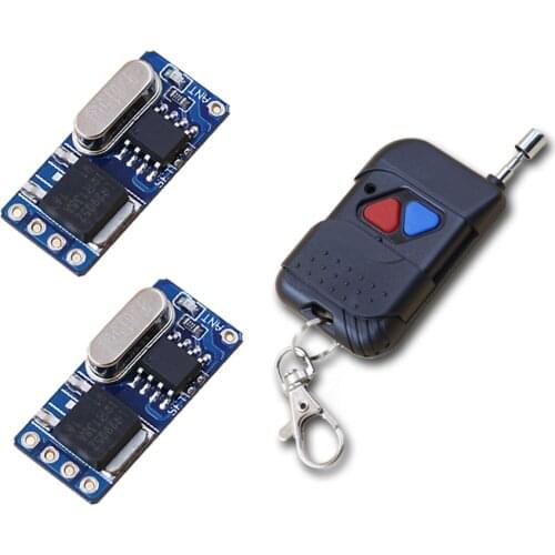 DC3.5v 3.7v 5v 6v 7.4v 8.4v 9v 12v Smart Wireless Remote Control Switch Mini Receiver Transmitter 315Mhz