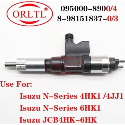 Diesel Isuzu Injector 095000-8900 Common Rail Injector 8-98151837-1 Auto Sprayer For 0950008904 095000-8902 095000-8901