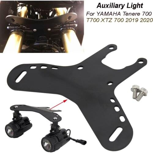 For YAMAHA Tenere 700 T700 XTZ 700 2019 2020 Motorcycle Auxiliary Light Bracket Driving Lamp Fog Lights