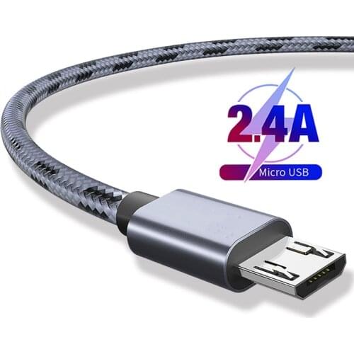 Micro USB Cable 0.25m 1m 2m 3m Type USB C Fast Charging Mobile Phone Cables Data charger For Samsung S8 S9 Xiaomi Tablet Cable