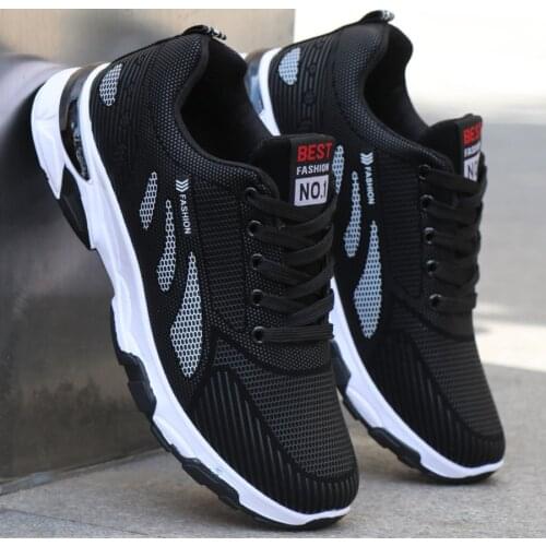 New Casual Shoes for Men Spring Autumn Lace UP Breathable Mesh Male Shoes High Quality Fashion Sneaker