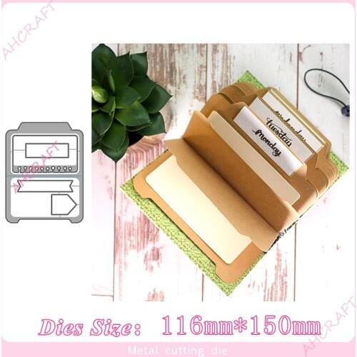 Packing card sets Metal Cutting Dies for diy Scrapbooking Photo Album Decorative Embossing PaperCard Crafts Die2020