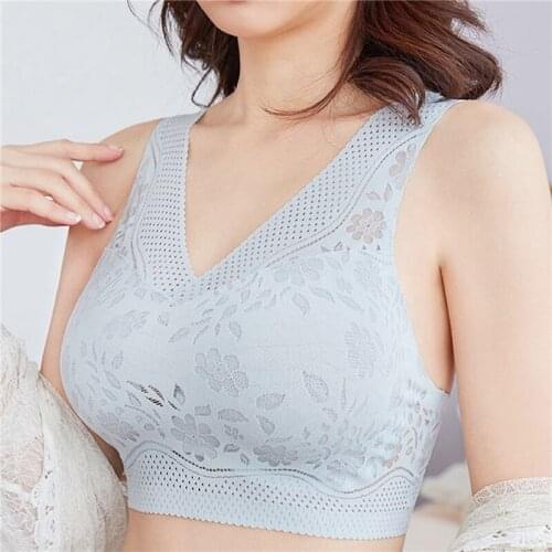 Breathable New Women Bra Wrapped Chest Beauty Back Push Up Underwear Lace Seamless Sexy Lingerie Female Intiamtes