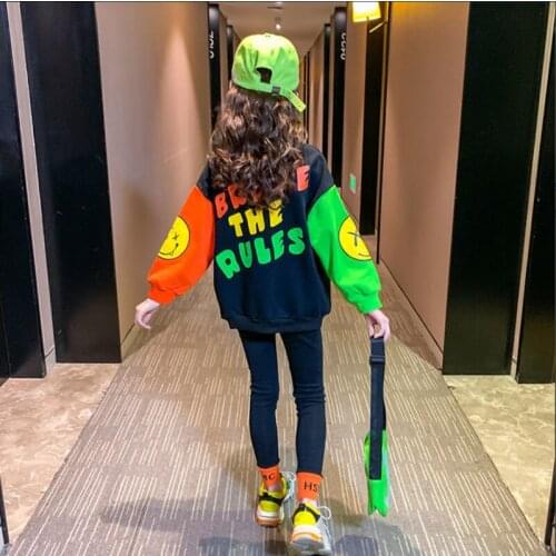 Girls' Autumn suit 2021 new childrens wear 3 sports 4 spring and autumn 5 girls' clothes 6 foreign style 7 fashionable 8 years