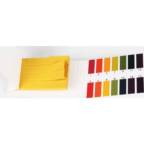 PH Litmus Paper Indicator Fish Tank PH Tester Strips Kit Aquarium Water Quality Acid-base Test Paper Kit 80 Liquid Test Strips