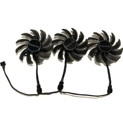 PLD08010S12HH/T128010SU GTX1070 GTX1080Ti GTX980 75mm GPU Cooler Fan For GIGABYTE GTX 1080/1070Ti/1060 R9 FURY Cards Cooling