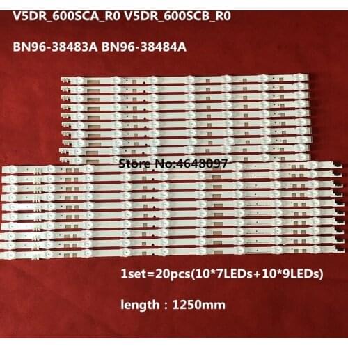 LED backlight strip 16 lamp for Sam sung 60"TV UN60JS700D UN60JS8000 N60KU6300 KQ601R3HA6K UE60JU6800 UE60JU6870 UA60JS7200