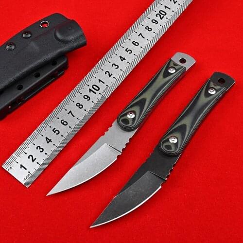 Knife Tactical Military Outdoor Survival Pocket Knives Self Defense D2 Steel Fixed Blade Knife Camping Hunting Utility EDC Tools