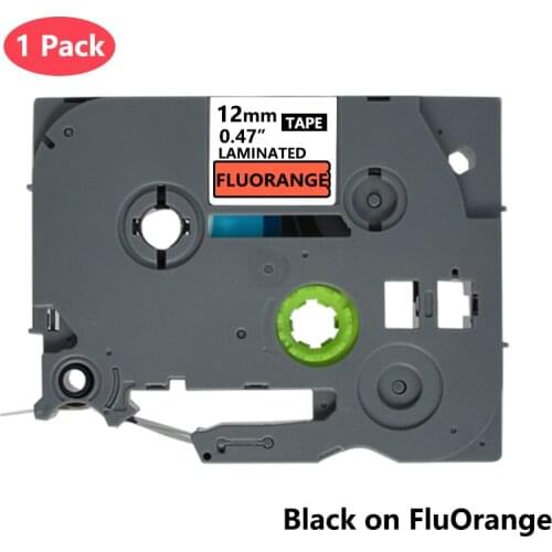 TZe Label Tape Laminated TZe-231 12mm Black on white Compatible for Brother P-touch Printer PT-E500W PTH100 Label Maker H110 tze