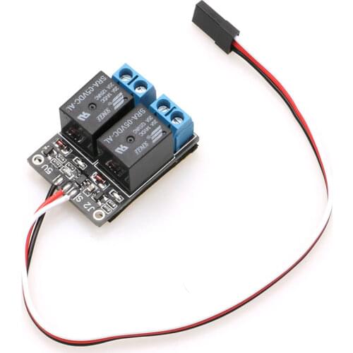 1pcs DIY Model Airplane PWM Relay Switch Remote Controller Electric PCB Module 2in1 Electronic On-off 5V Voltage for RC Drone