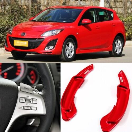 2cps Car Steering Wheel DSG Shift Paddle Shifter Extension For Mazda 3 2011-16 Car-styling