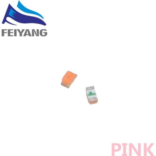 3000PCS 0402 1005 1.0X0.5mm pink light SMD light-emitting diode SMD LED Lamp bead 1.0*0.5*0.35MM