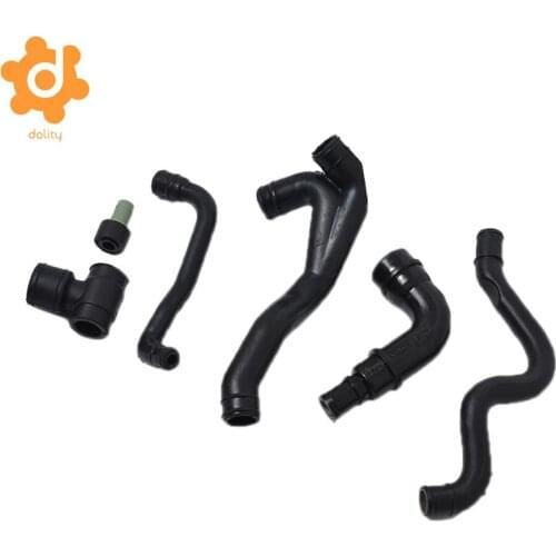 6 Pcs Car Engine Crankcase Breather Hose Pipe Set For AUDI A3 Jetta Golf 4 Bora Car Accessories