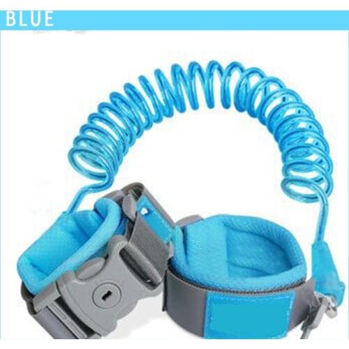 Anti Lost Band Safety Link Toddler Children Baby Kid Wrist Strap Belt Rope Anti-lost Walking Hand Belts W/ Wristbands 3Colors