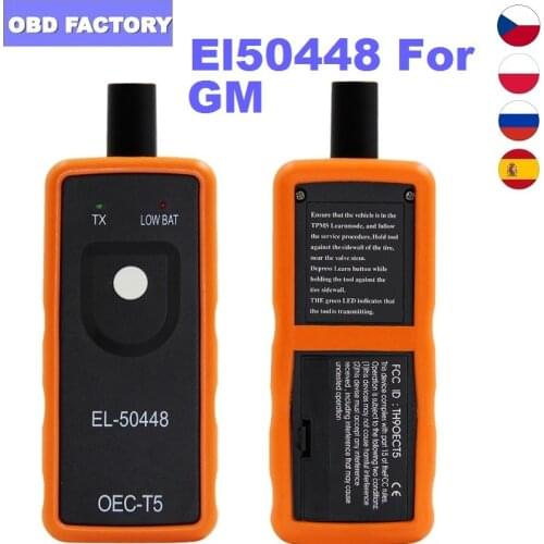 OBD2 Car Accessories EL50448 Auto Tire Presure Monitor Sensor OEC-T5 50448+ 2IN1 TPMS Reset Tool EL-50448 Electronic