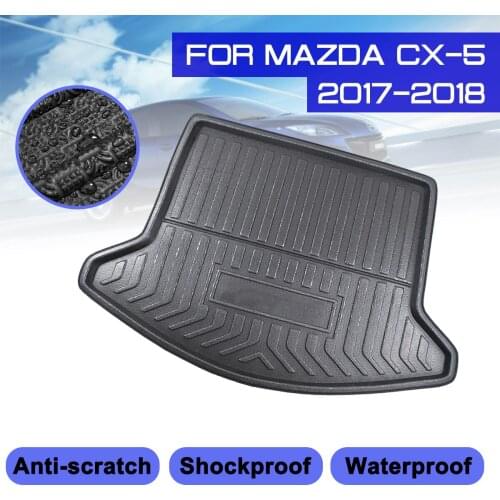 Car Carpet For Mazda CX-5 2017 2018 Rear Trunk Anti-mud Cover Floor Mat