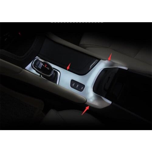 Central Control Stalls Gear Shift Box Cover Trim Interior Kit For Cadillac XT5 2016 - 2021 ABS Carbon Fiber / Matte Accessories