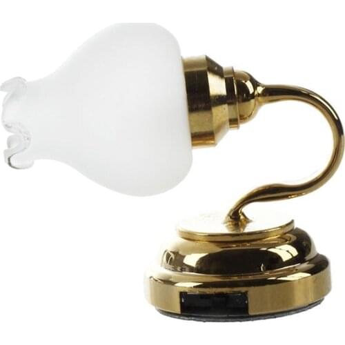 Floral Metal 1:12 Dollhouse Miniature LED model applies