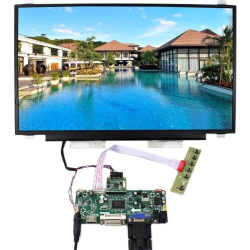 HD MI DVI VGA LCD Control Board With 17.3inch 1920x1080 N173HCE-E31 LCD Screen
