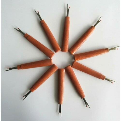 10pcs DIY Sewing Notions Tools Seam Ripper Deluxe Thread Cutter Thread Seam Remover Stitch Unpicker 5" w/ Cap