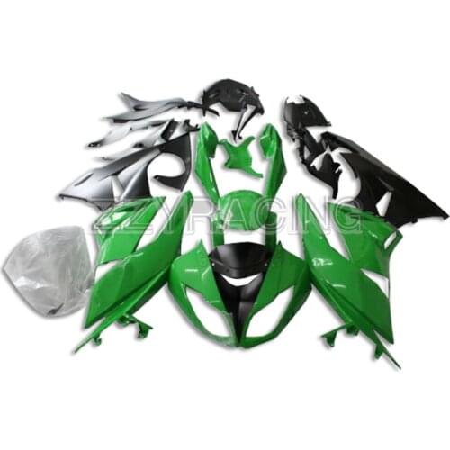 Injection Fairings Kits for Kawasaki ZX6R 2009 - 2012 Year ZX-6R 2010 2011 Complete ABS Plastic Motorcycle Body Kit Green Black