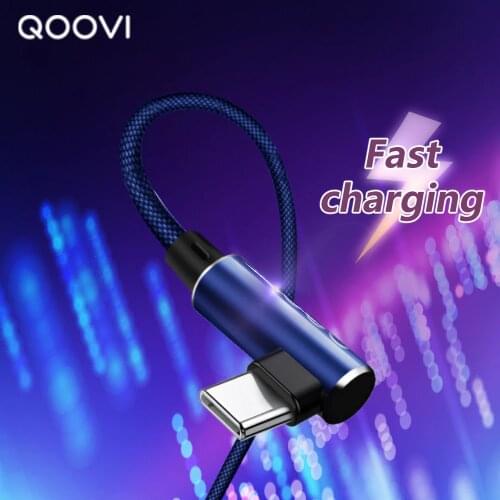 Short USB Cable Type-C 90 degree 2.4A 30cm charge Data Wire Cord Mobile Phone Charger For Samsung S8 Redmi Xiaomi HUAWEI P30