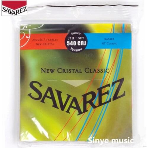 Savarez Classic Guitar Strings Set New Crystal Nylon Strings For Classical Guitar Parts 540CJ 540CR 540CRJ Stringed Instruments