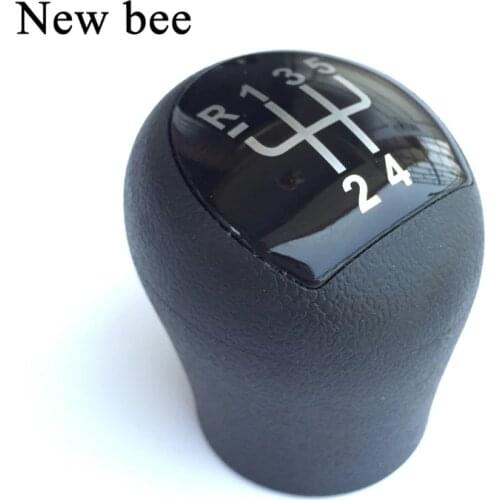 Newbee 5 Speed Car Gear Shift Knob Head for 2006 2007 2008 Renault Clio Kangoo Black Cool Gear Shift Lever Handle Head
