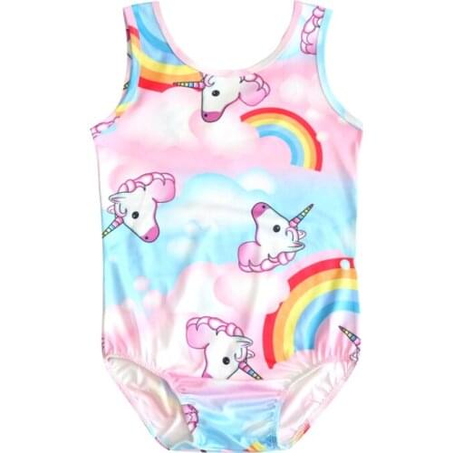 New Toddler Unicorn children swim for girl one piece baby girls unicorn kid bathing swimming costume 0341