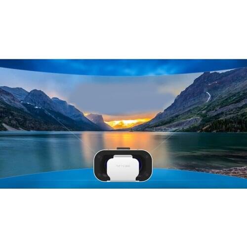 VR SHINECON 3D Glasses 85°FOV Anti-Blue Light Eye Protected HD Virtual Reality Glasses for 4.7-6.53inch Smartphones