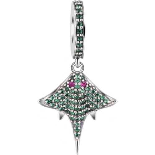 Fits for Pandora Charms Bracelets Tropical Raza Beads 100% 925 Sterling-Silver-Jewelry Free Shipping