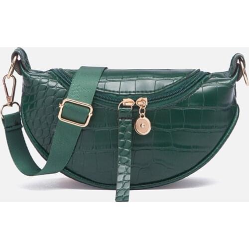 Luxury Womens Fanny Pack High Quality Waist Bag Thick Chain Shoulder Crossbody Chest Bag Female Belt Bag Designer Brand Handbag