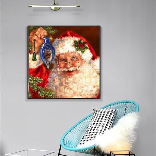 Christmas Diamond Embroidery Santa Claus picture Diamond Mosaic 5D Diy Diamond Painting Full Square/Round wall decoration FG1733