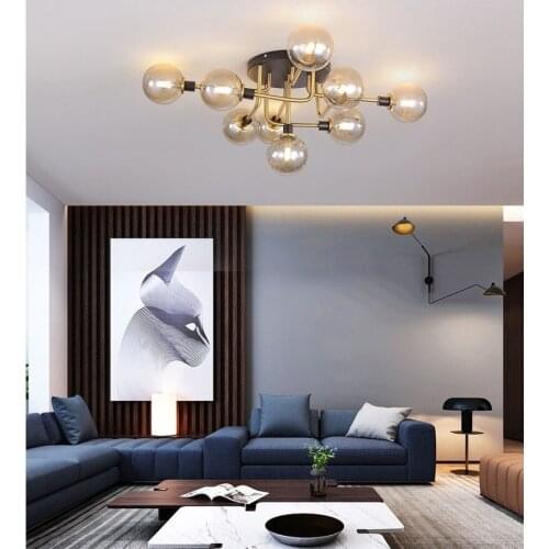 Nordic post-modern living room creative personality magic bean restaurant Ins light luxury master bedroom ceiling lamps LX111610