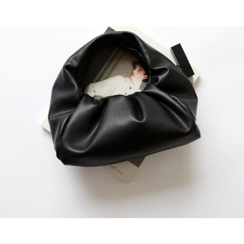 New Arrival Fashion Womens Handbag Top Layer Genuine Leather High Quality Soft Skin Leather Cloud Design Shoulder Crossbody bag