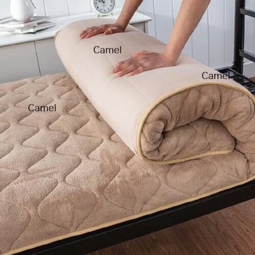 Thick warm student dormitory comfortable and healthy Single Mattress tatami mats Folding Thick flannel Double mattress