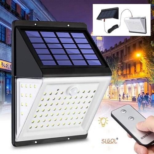 Solar Light Outdoor Courtyard Garden Household Plastic Shell Sensor Led Adjustable Wall Light Street Light