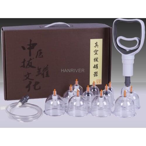 Vacuum cupping jar 26 boutique suitcase with cupping apparatus household suction type cupping gift boxes