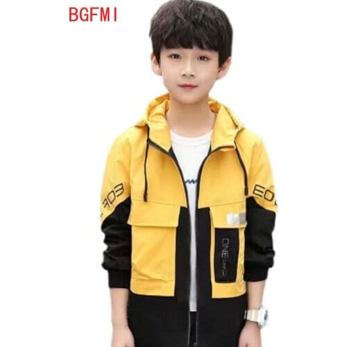 Teenager Childrens Baby Windbreaker Jacket for Boy Spring Waterproof Coat Trench Autumn Kid Boys Coat Girls Patchwork Jackets
