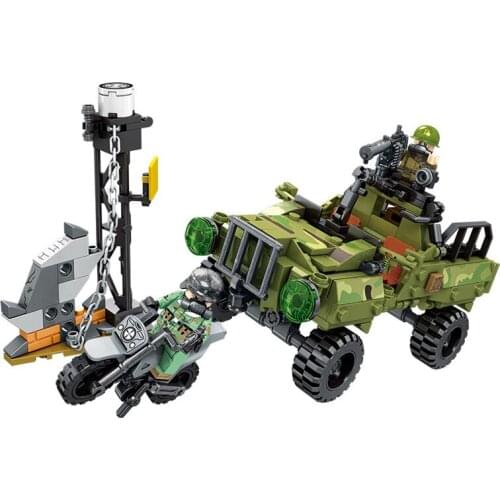 Military Series Educational Building Blocks Toys For Kids Boys 6Years DIY Birthday Present Plane Vehicle Model Small Bricks Gift