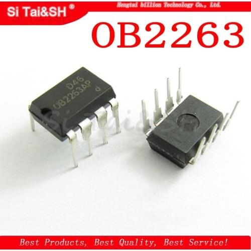 10PCS OB2263 OB2263AP DIP8 The new quality is very good work 100% of the IC chip