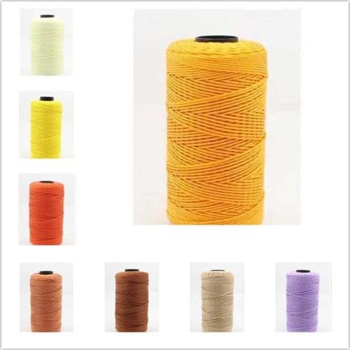 130g Thread String Weaving Doll NEW Wool Mercerized Yarn Lots Knitted Colorful Crochet Shoes Knitting crafts Soft Lace