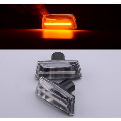 2pcs Dynamic LED Side Marker Turn Signal Light 13252456 13193575 13497989 1713423 fit for Opel Adam Corsa Astra Insigina Meriua