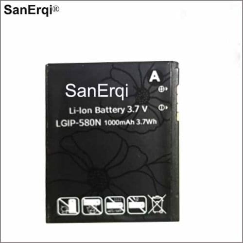 SanErqi battery 1000mAh LGIP-580N for LG GT950 UX700 GC900 GC900 GM730 GT400 GT950 LX610 LX610 UX700 Battery