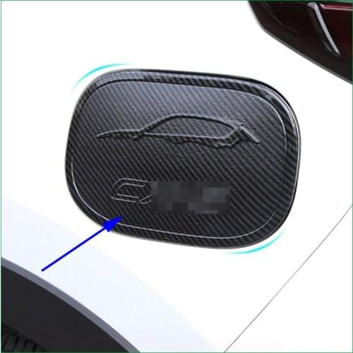 Car styling ABS Fuel Tank Cover Trim For Mazda CX-5 CX5 2017 2018 Gas Tank Cap Fuel Cap Sticker Cover Trim Exterior Accessories