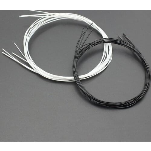 Black/White Nylon Ukulele String Durable Top Quality Accessories for Stringed Instrument Player 4pcs/set