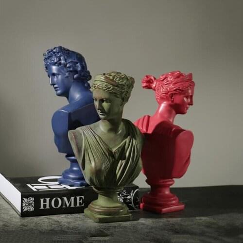 European Desk Resin David Statue Ornaments Hotel Home Livngroom Figurines Crafts Clothing Shop Office Accessories Decoration Art