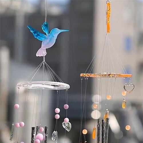 1 Set Practical Resin Craft Mold Wind Bell Making Delicate Epoxy Mold Adorable Wind Chime Material Mold Kit for Home Decor