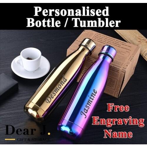 Sunshine Personalised Water Bottle/Thermal Flask/Tumbler/Customized Gift/Water Bottle/ Christmas Gift